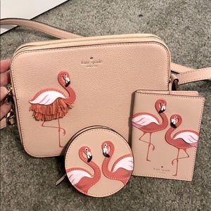 Kate Spade crossbody, coin purse, & passport